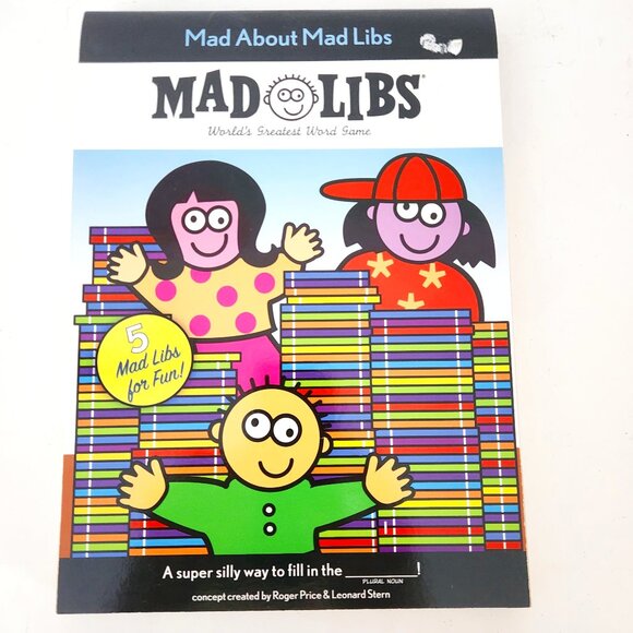 Mad Libs Mad About Mad Libs 100+ PAGES 5-in-1 LARGE * AS IS - Picture 1 of 16